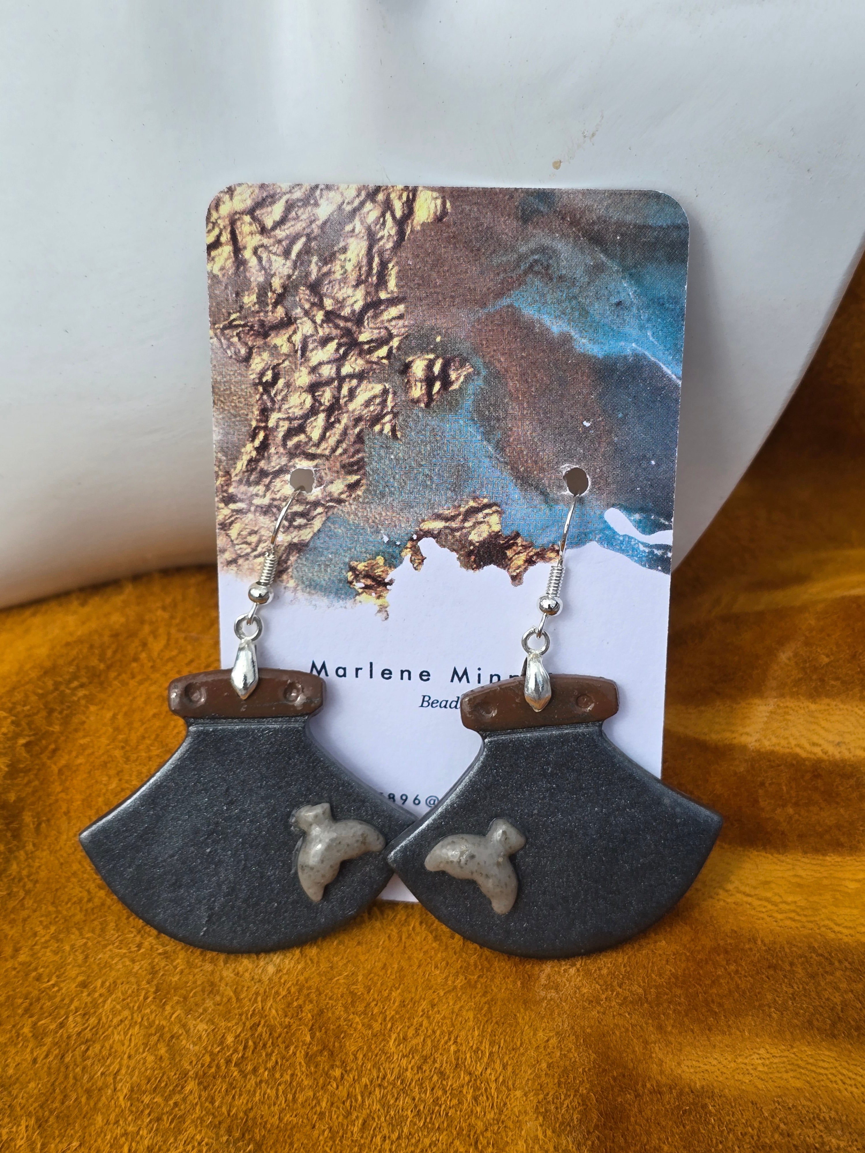 Polymer Clay Ulluaq Earrings
