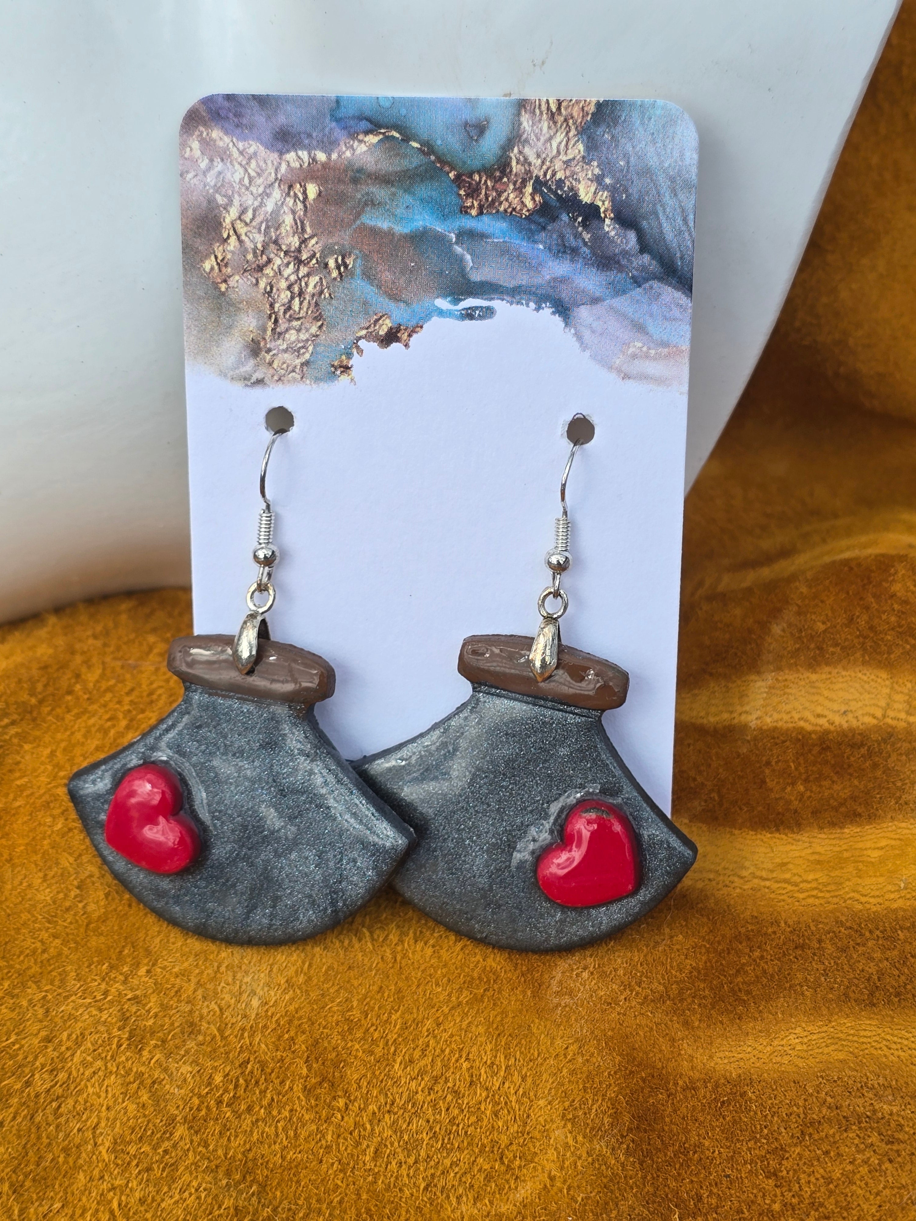 Polymer Clay Ulluaq earrings