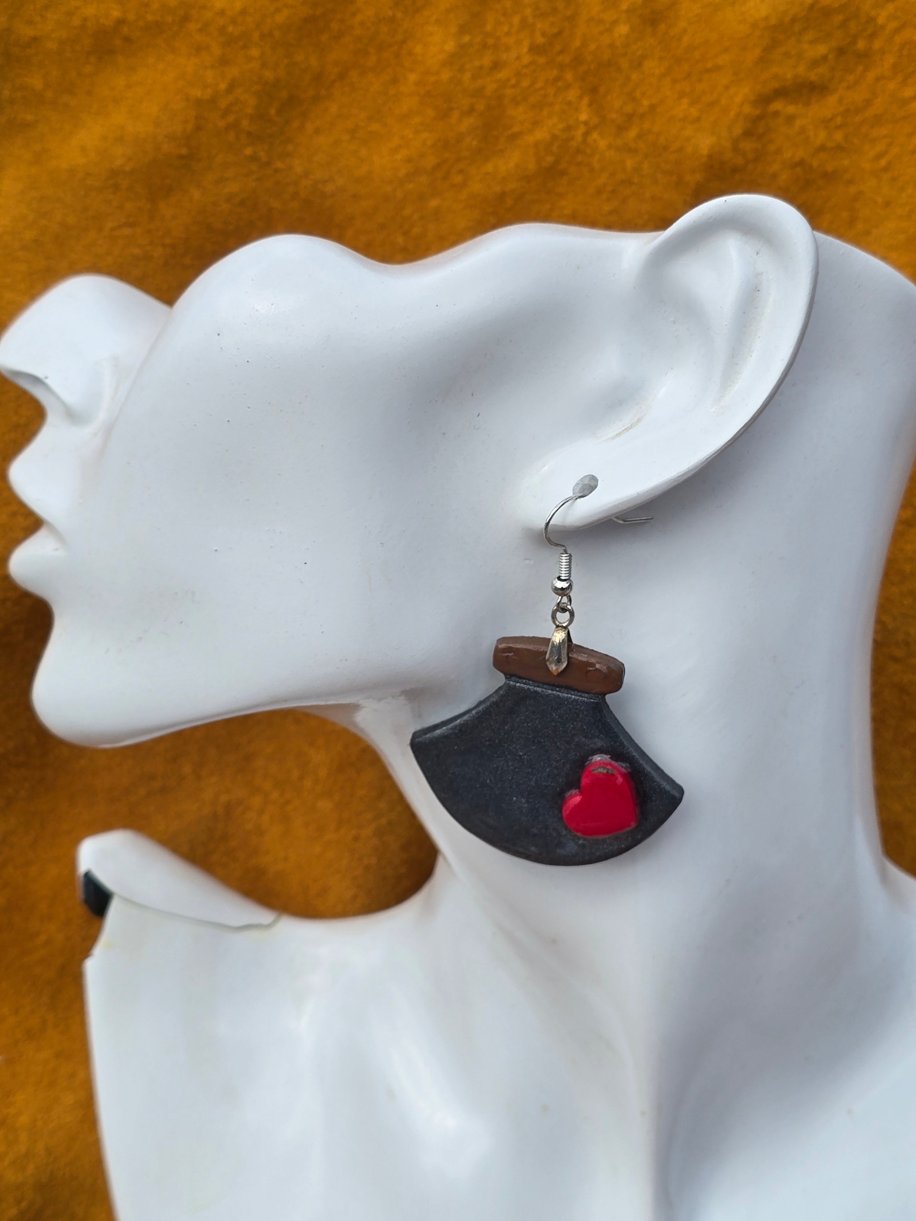 Polymer Clay Ulluaq earrings