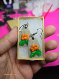 Polymer clay atsaq earrings