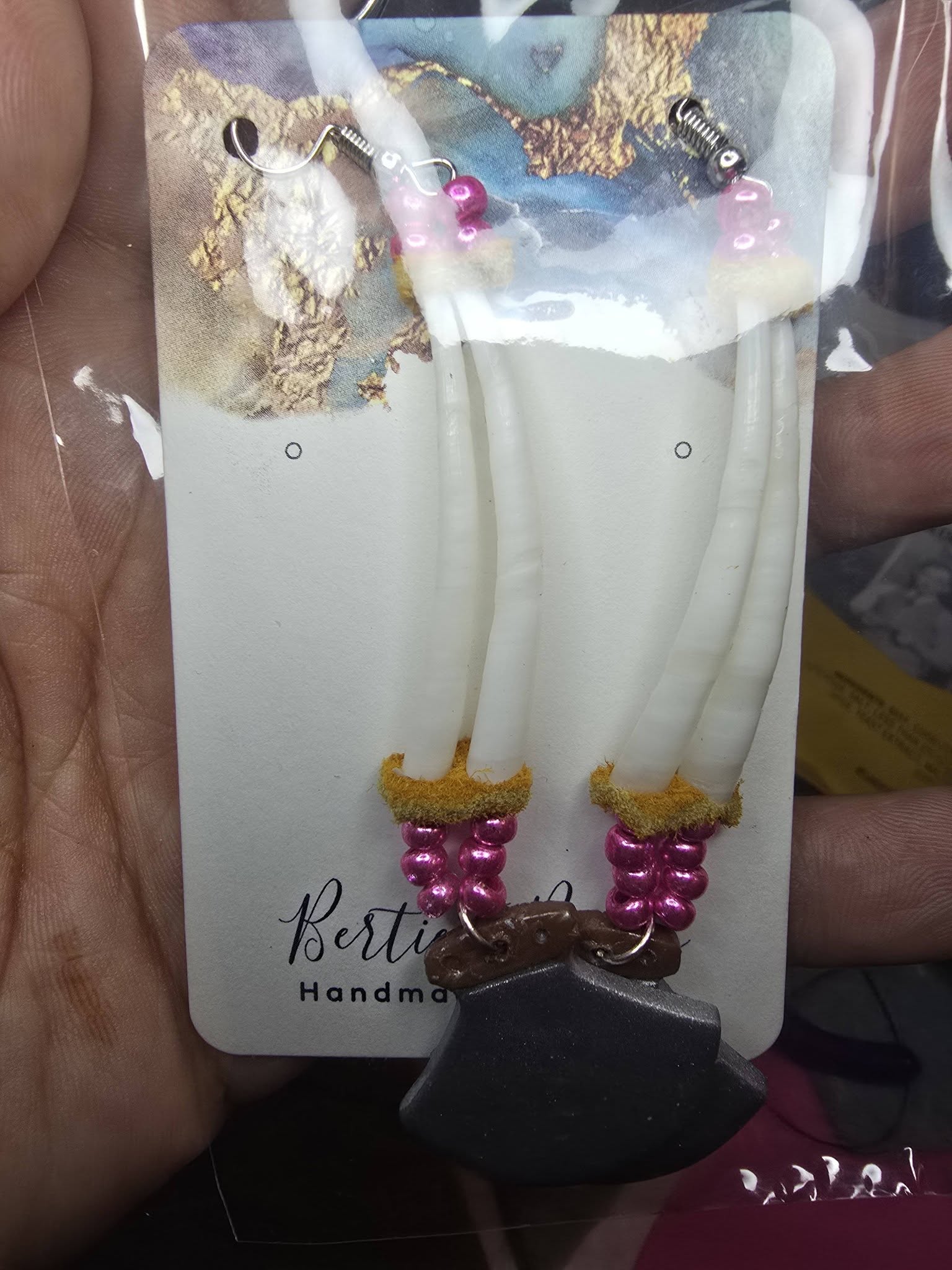 Polymer clay Ulluaq and Dentalium Shell