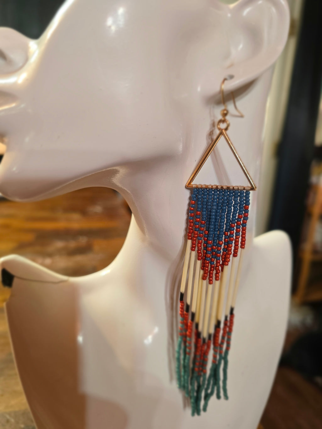 Fringe earrings