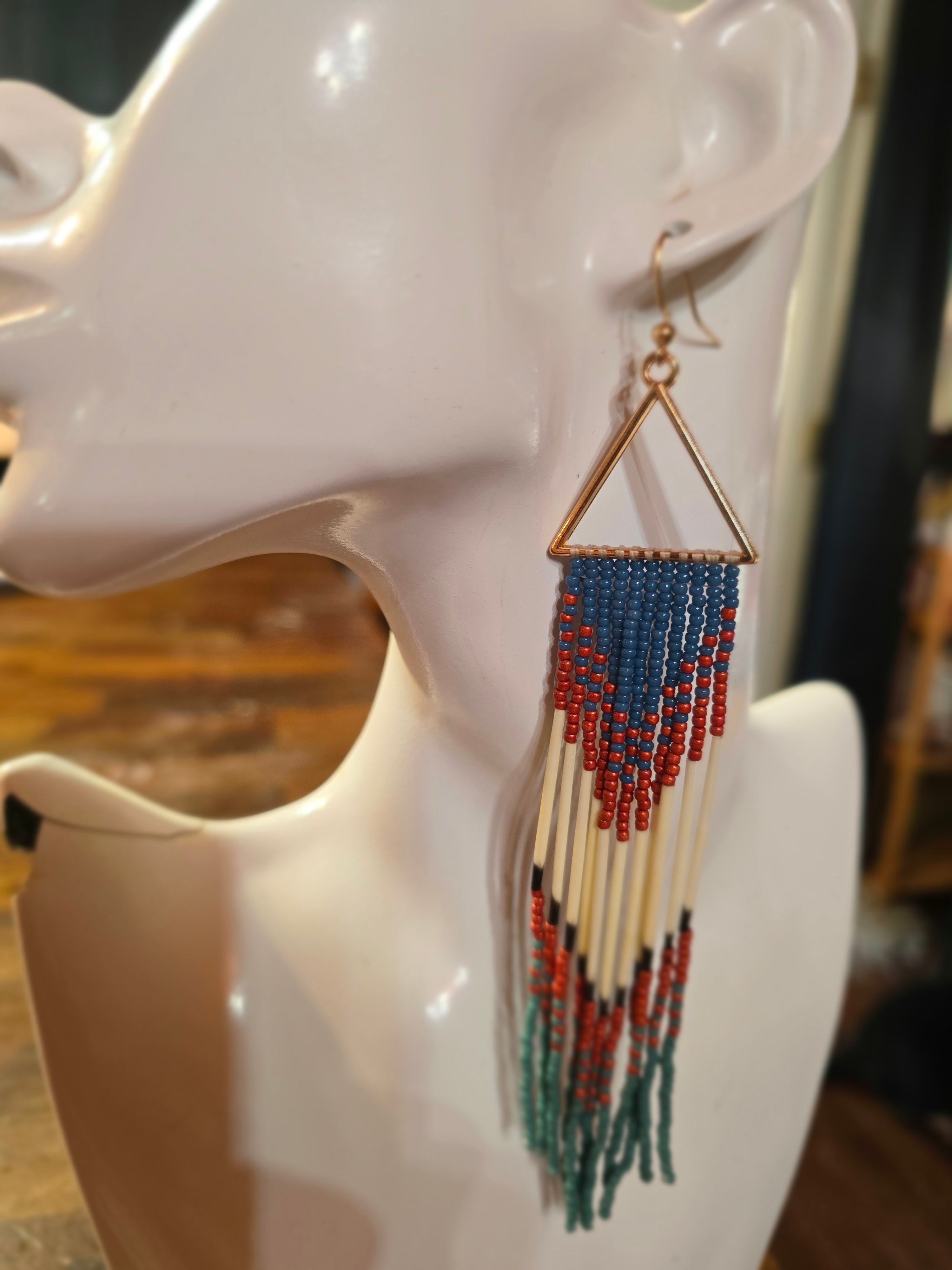 Fringe earrings