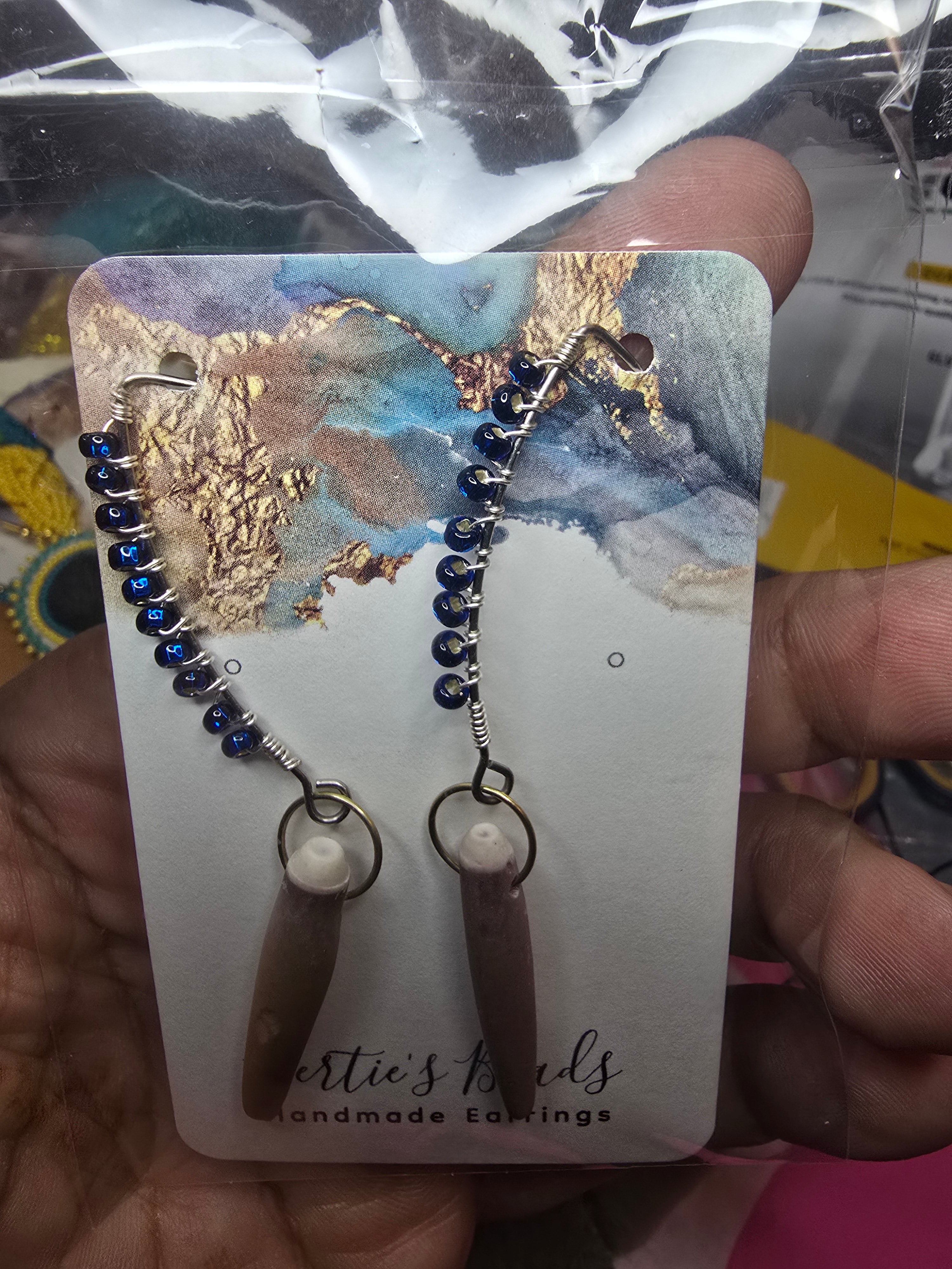 Sea Urchin Quill earrings